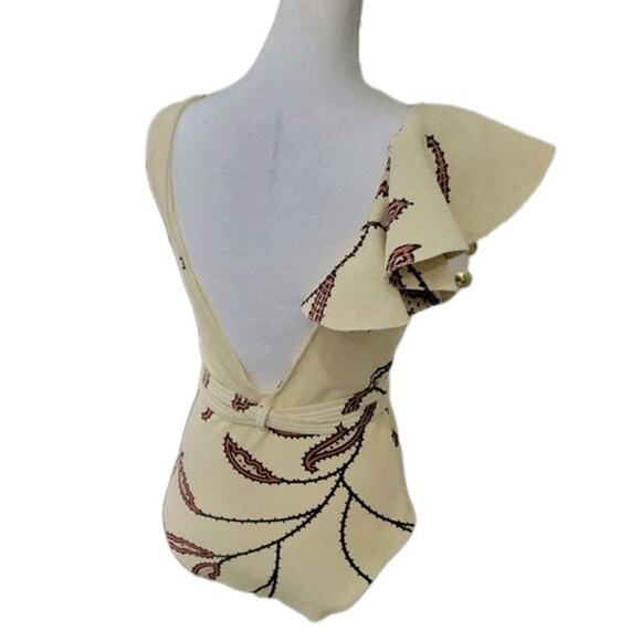 Johanna Ortiz One-Piece Swimsuit Large – Ruffle Detail, Resort‎ Style Designer - Picture 8 of 15